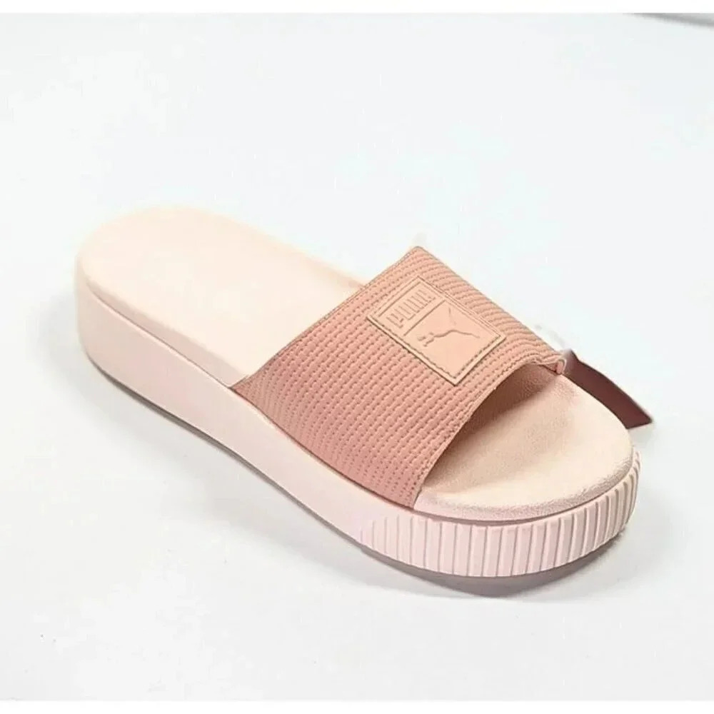 Puma Women's Bold Platform Pink Pearl Pool Slides Sandals Size 8.5 US (MSRP $85) - Picture 2 of 8